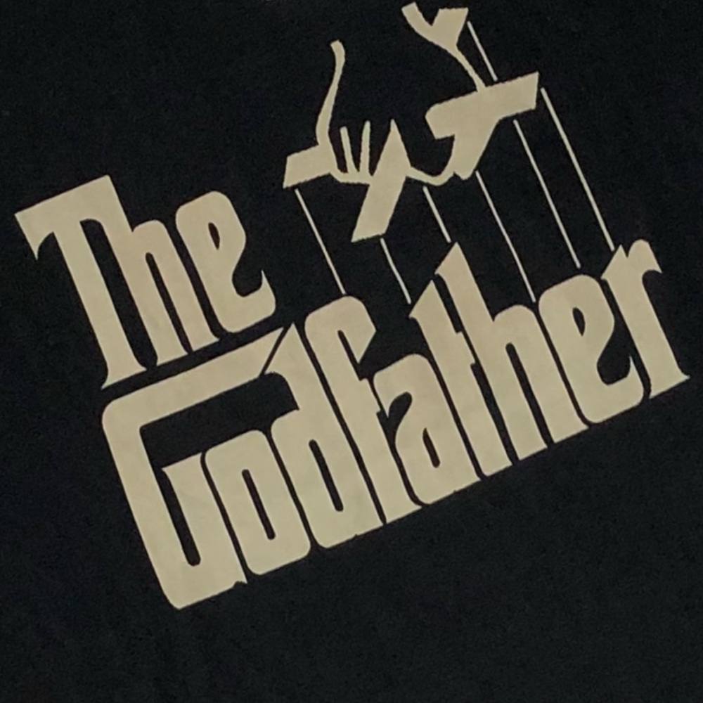 Lucky Brand Tee NWT “The Godfather” Movie Tee Graphic Print Front/Back Size S - Picture 8 of 12